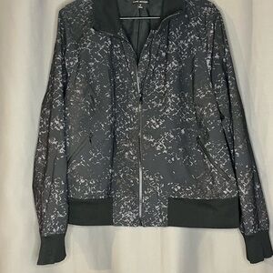 Women's Black Patterned Jacket